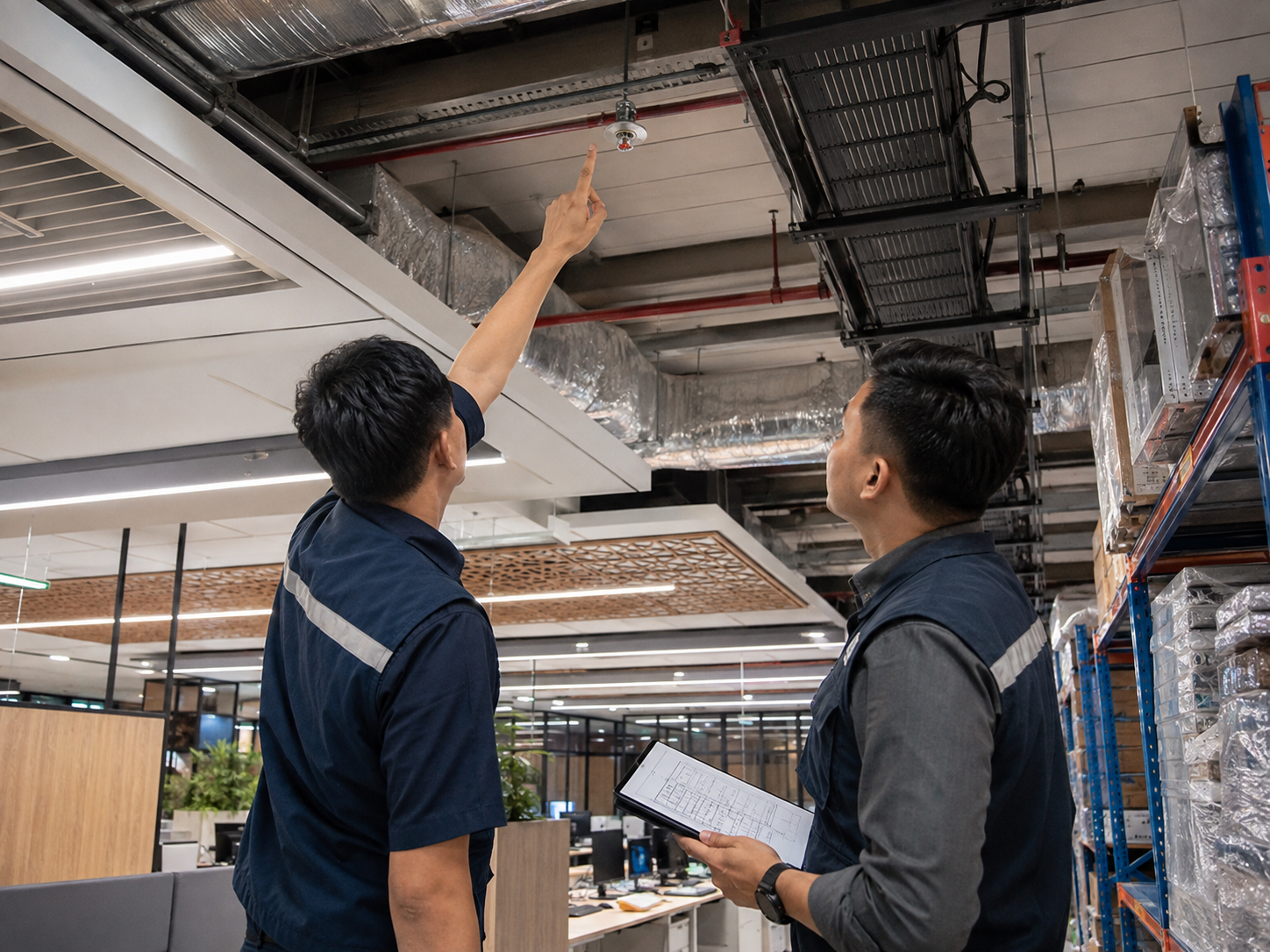 Sprinkler Gedung: Coverage, Obstruction, dan Dampak Perubahan Layout