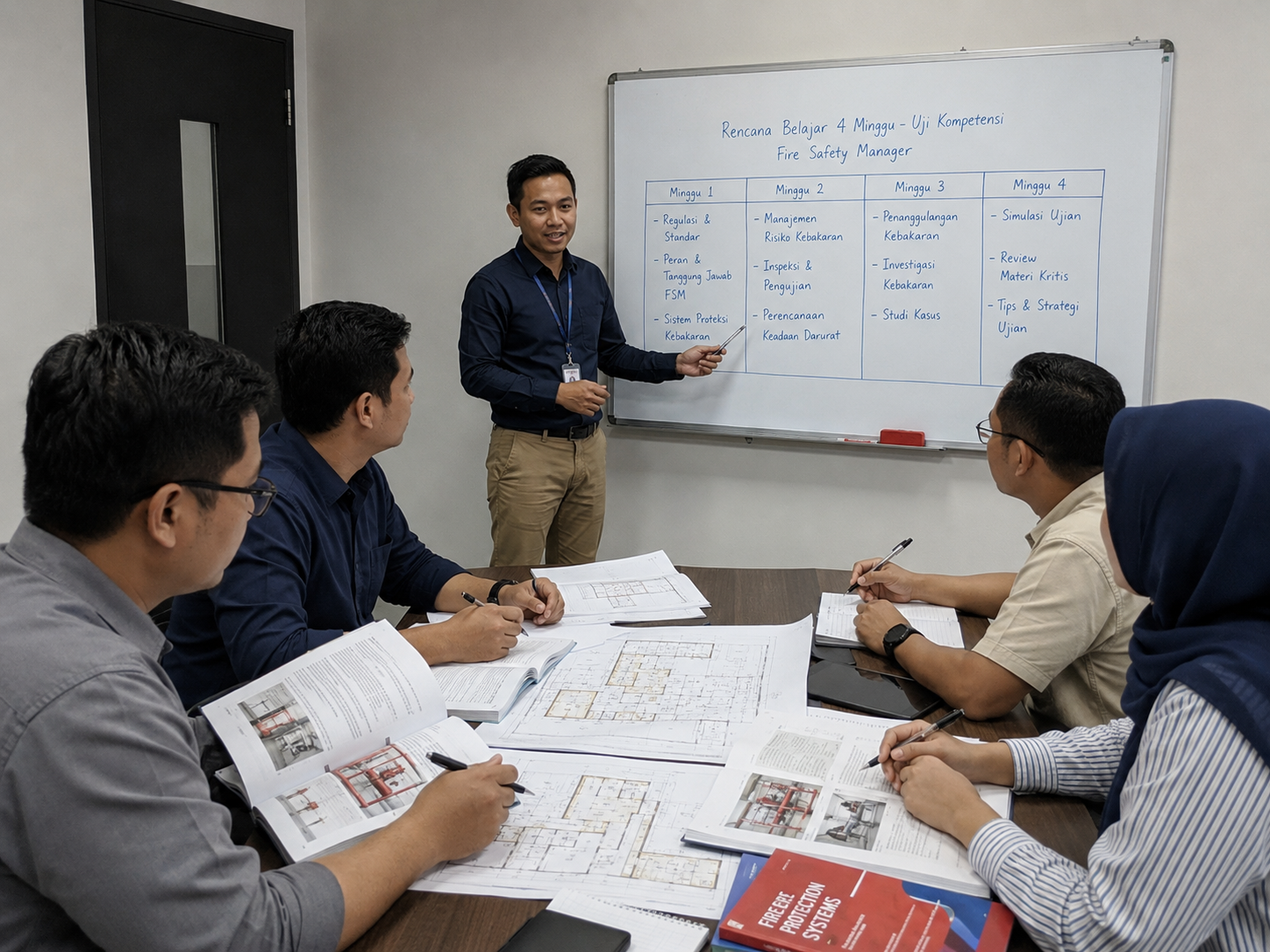 Menyiapkan Uji Kompetensi Fire Safety Manager: Strategi Belajar 4 Minggu